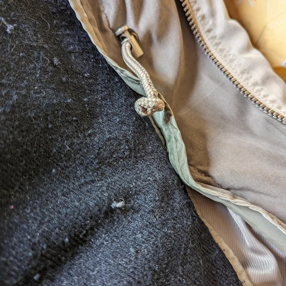 London Fog Men's Jacket XL Button Lining Beige Green - All Season - Zipped Hood - Picture 8 of 14